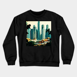 Fantasy City In Thailand 202 Crewneck Sweatshirt